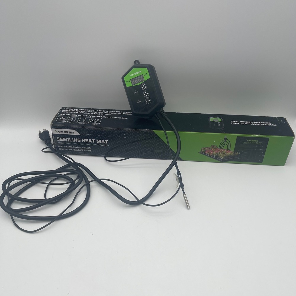 VIVOSUN Seedling Heat Mat 20x20.75 and Digital Thermostat Controller‎ Combo Set